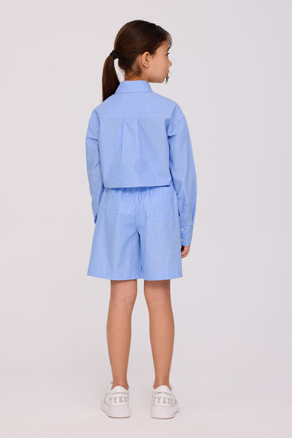 Girl Blue Shirt