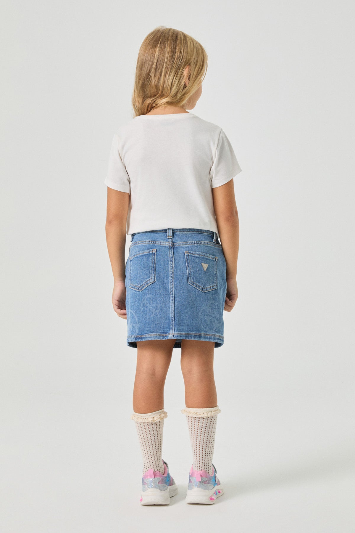Girl Blue Skirt