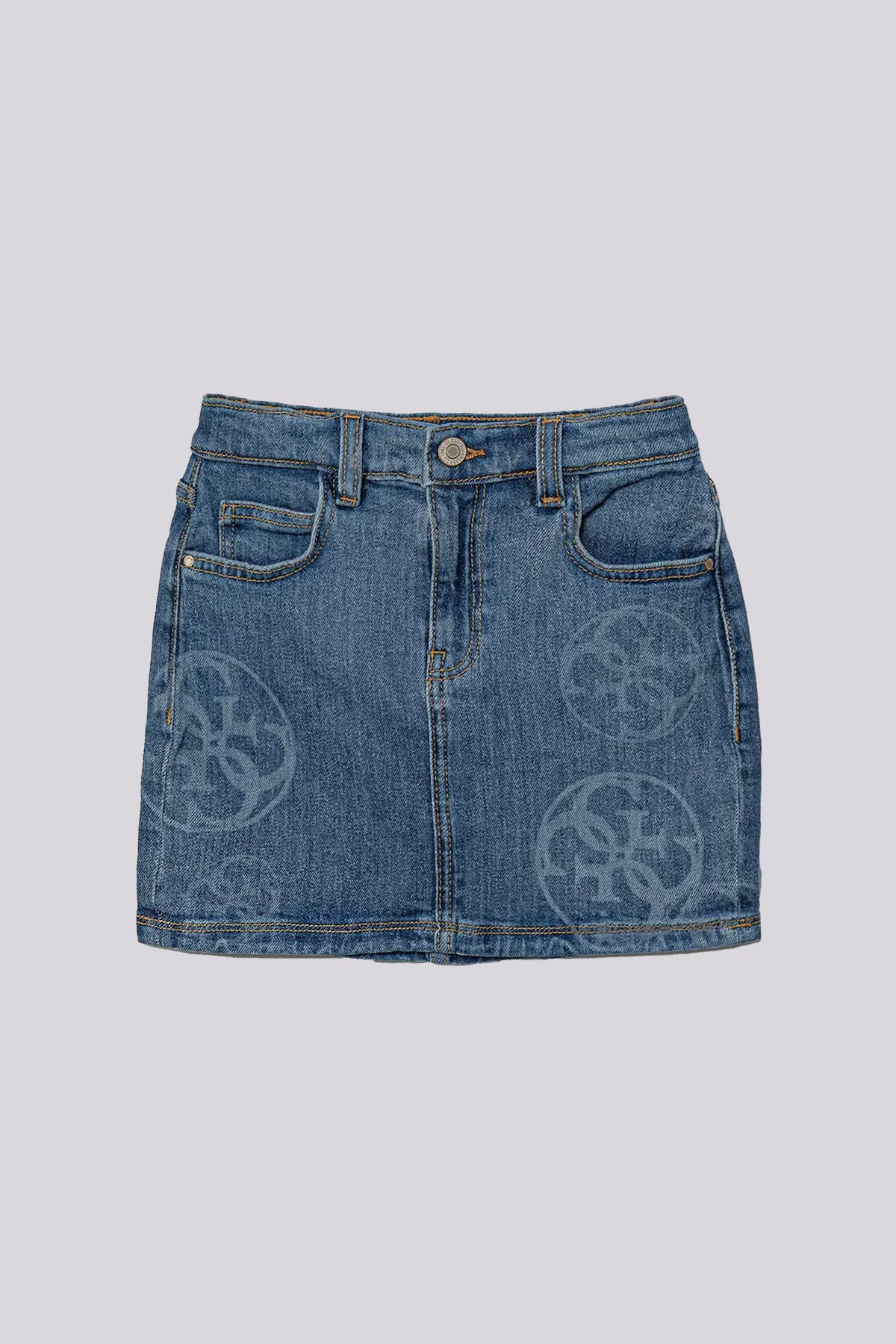 Girl Blue Skirt