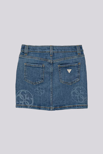Girl Blue Skirt