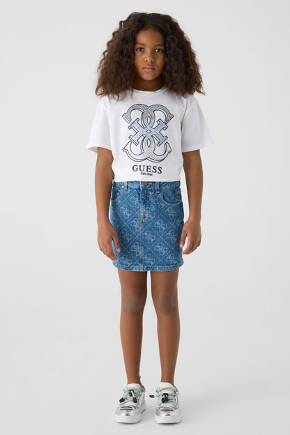 Girl Blue Skirt