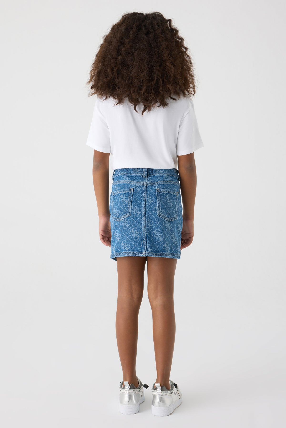 Girl Blue Skirt