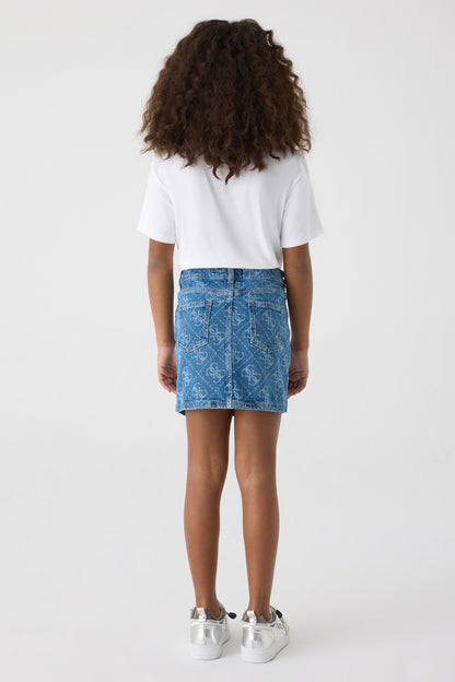 Girl Blue Skirt
