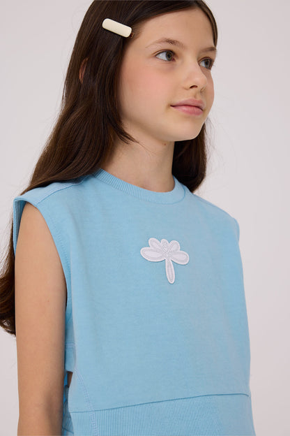 Girl Blue Sweatshirt