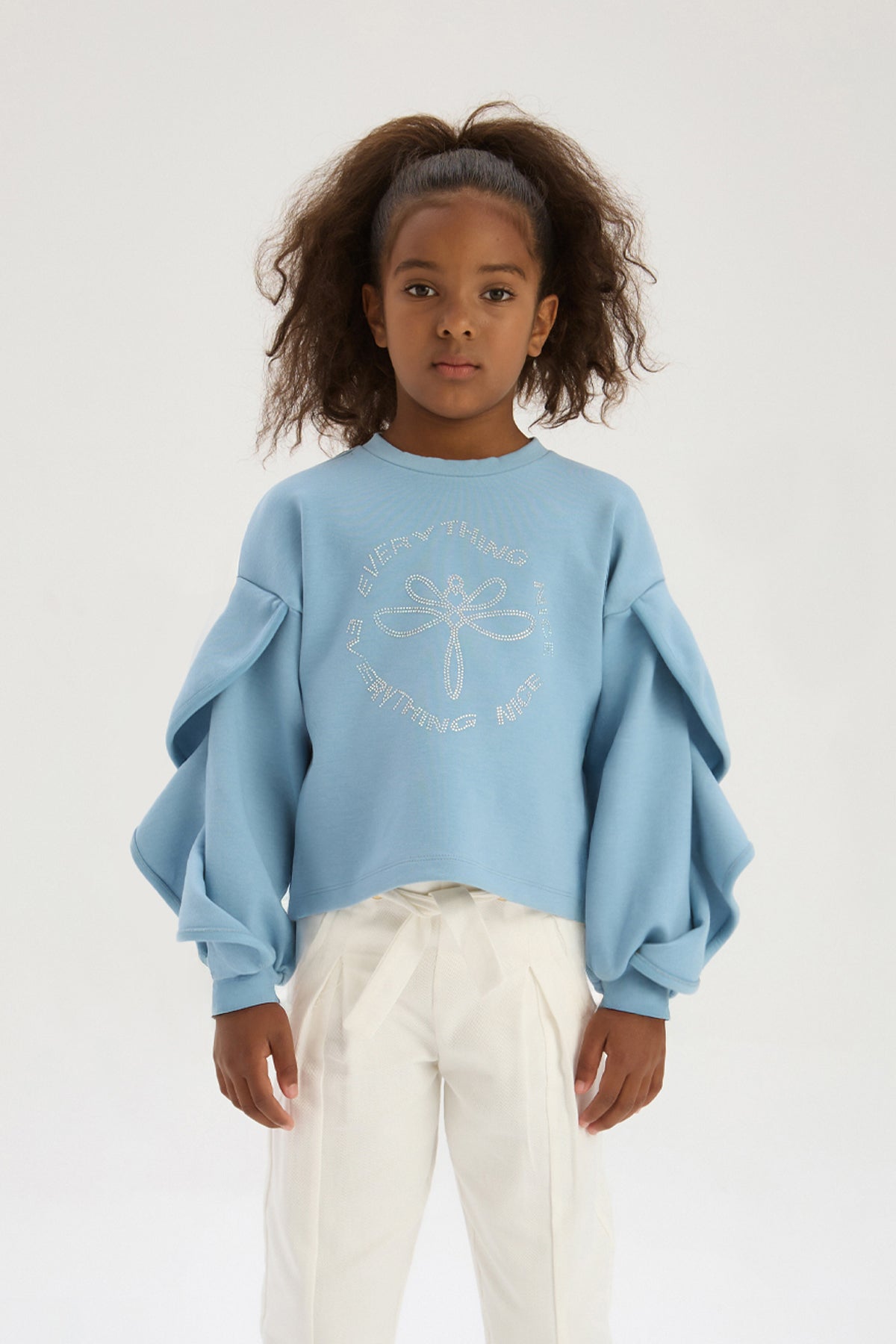 Girl Blue Sweatshirt