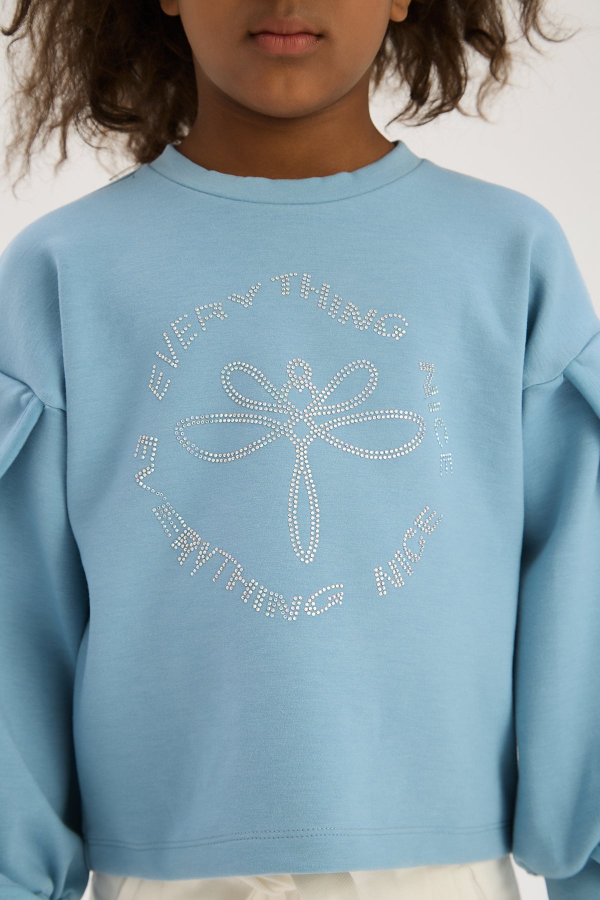 Girl Blue Sweatshirt
