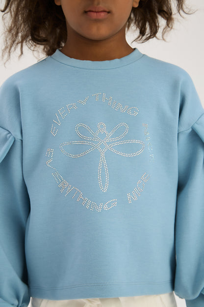 Girl Blue Sweatshirt