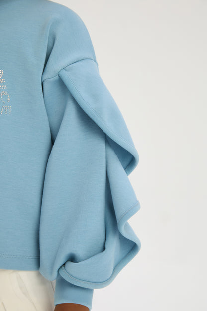 Girl Blue Sweatshirt