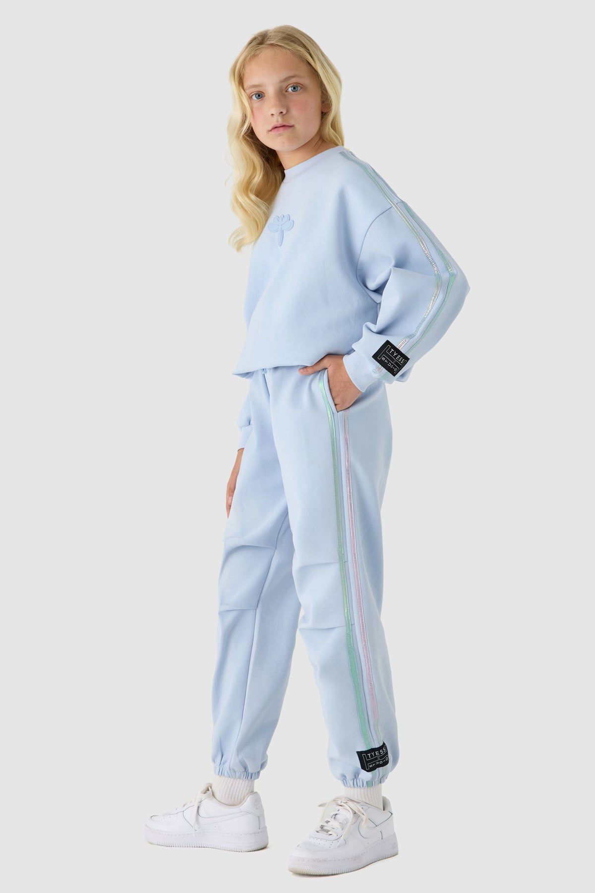 Girl Blue Tracksuit Bottom