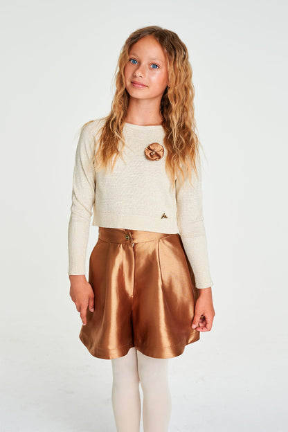 Girl Brown Shorts