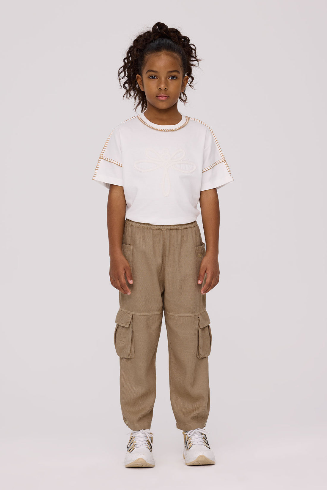 Girl Brown Trousers