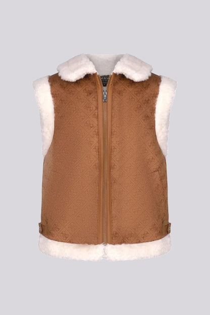 Girl Brown Vest
