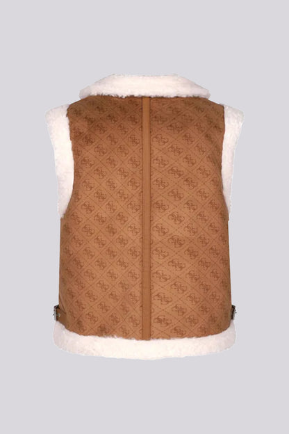 Girl Brown Vest