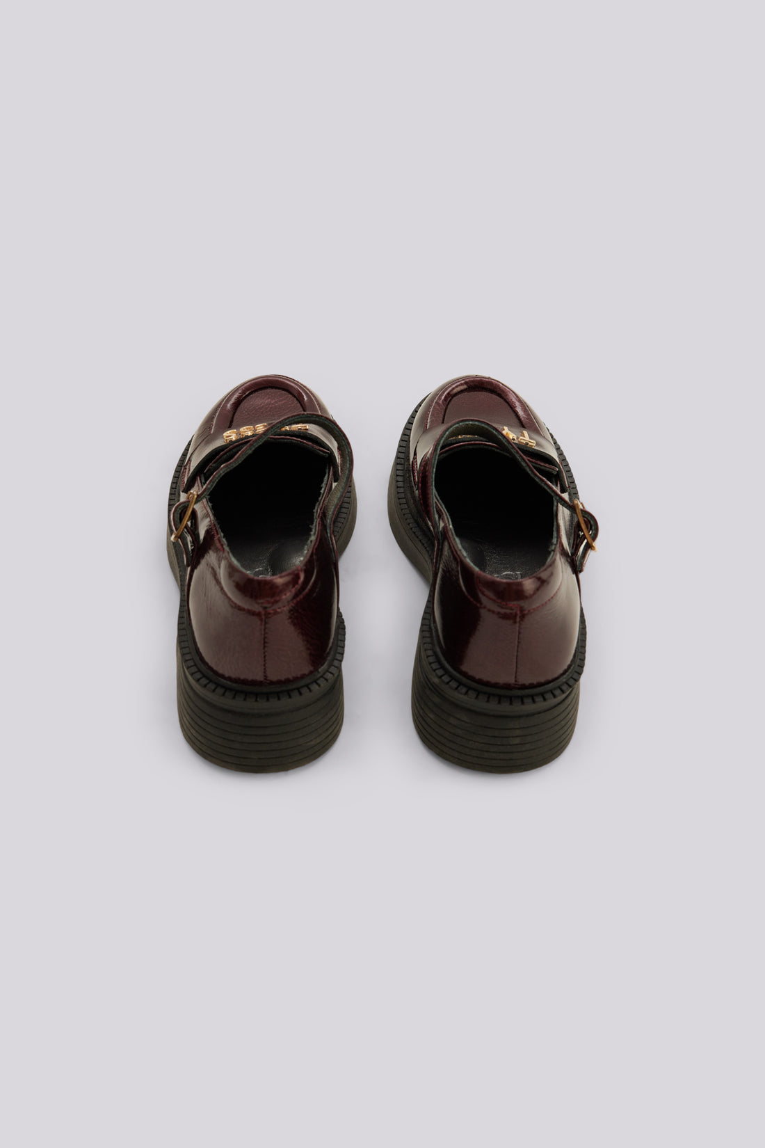 Girl Claret Red Shoes