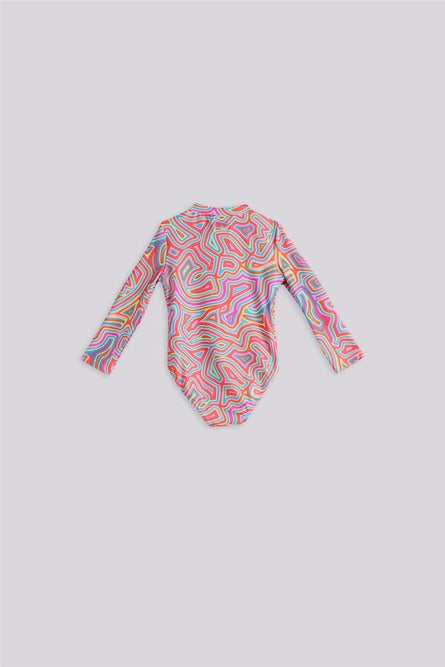 Girl Colorful Swimsuit