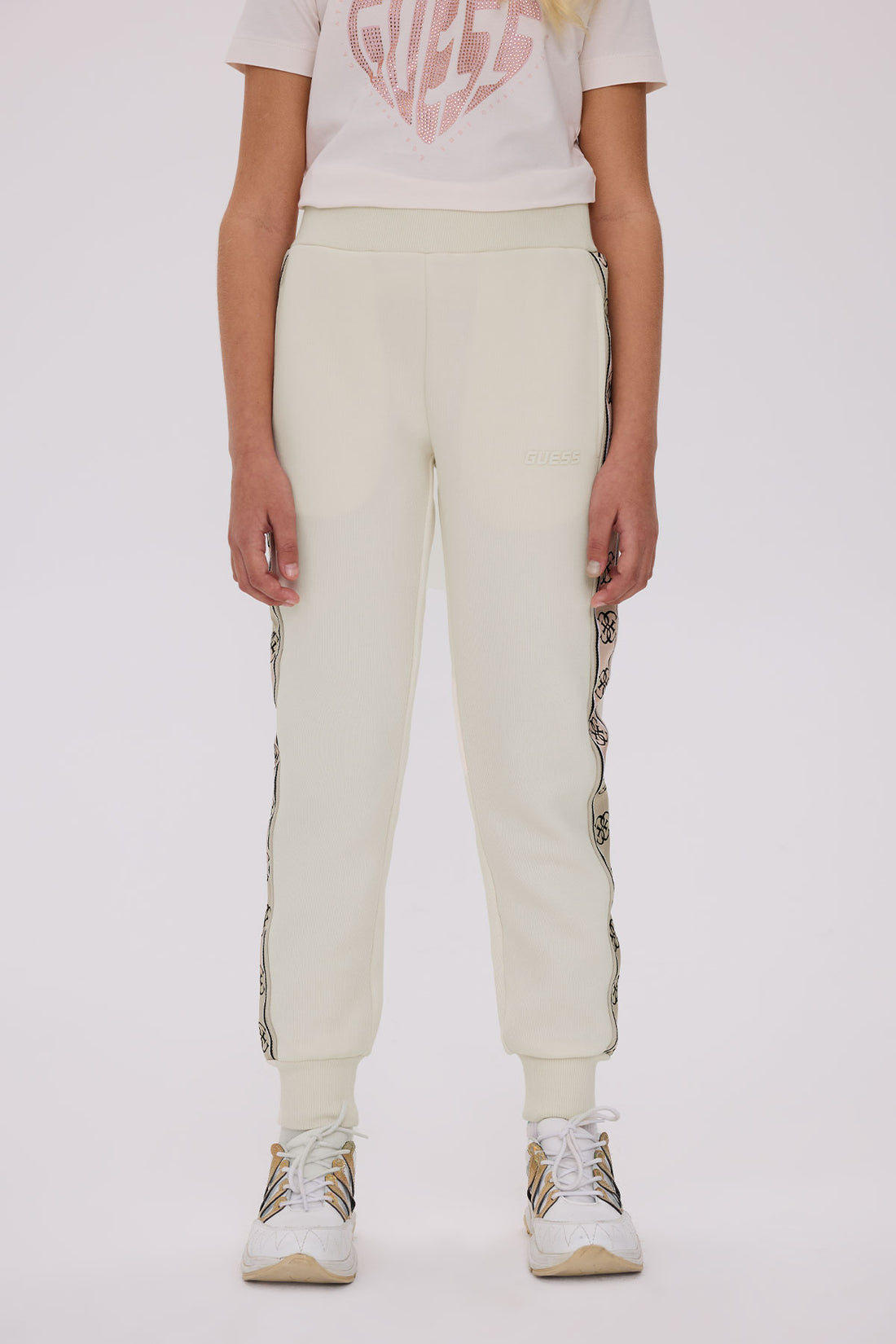 Girl Cream Tracksuit Bottom