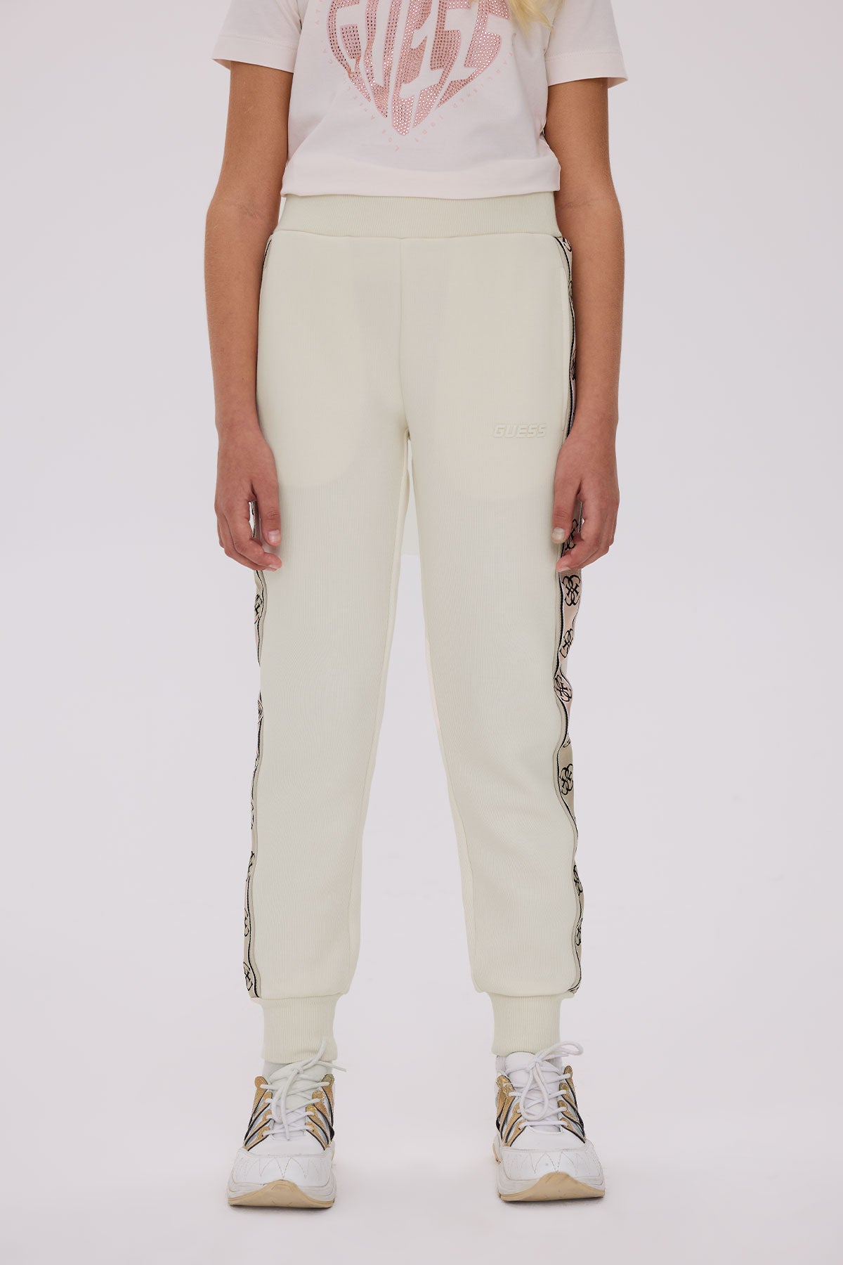 Girl Cream Tracksuit Bottom