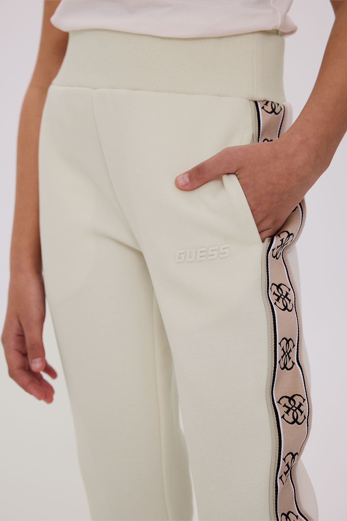 Girl Cream Tracksuit Bottom