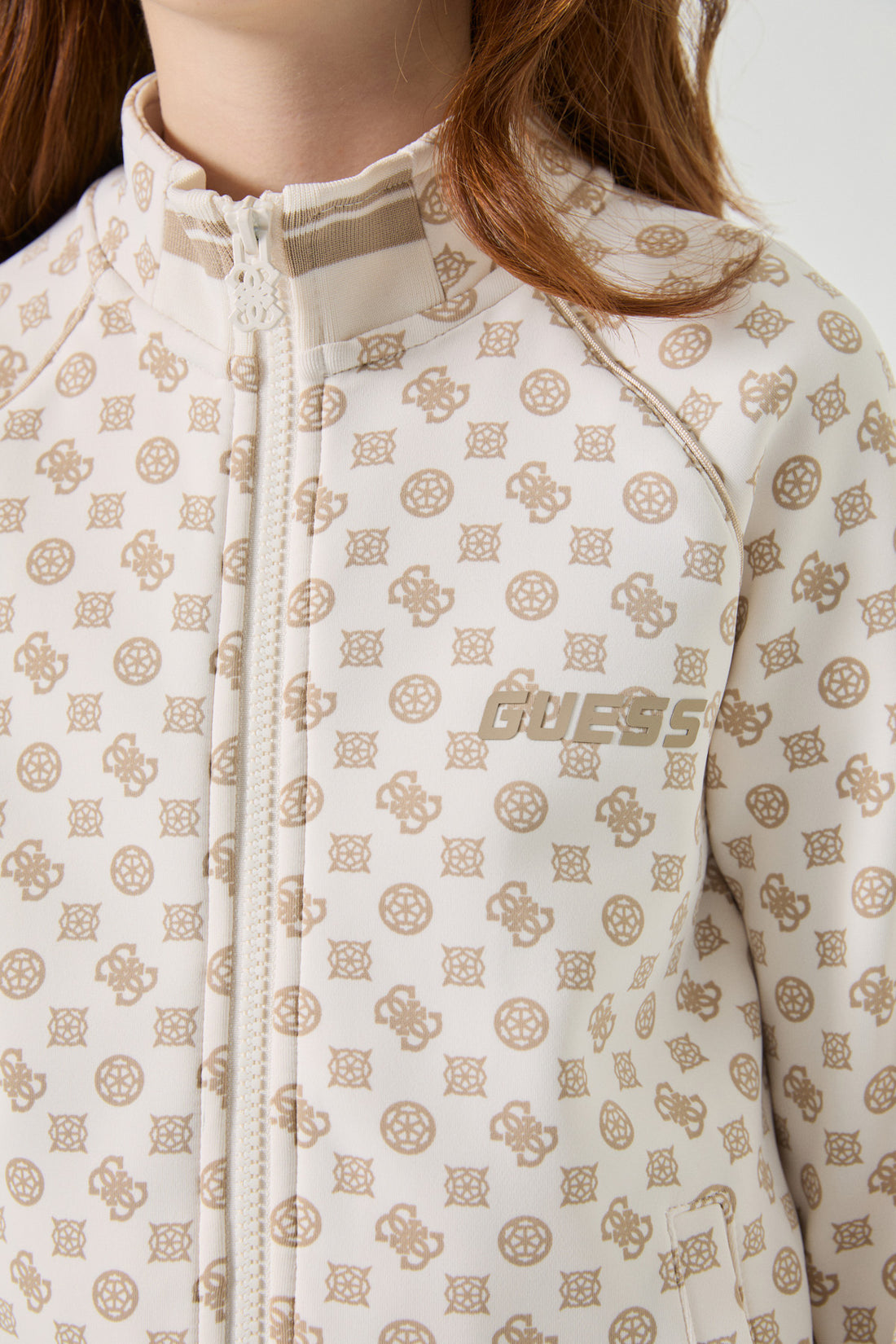 Girl Cream Tracksuit Top