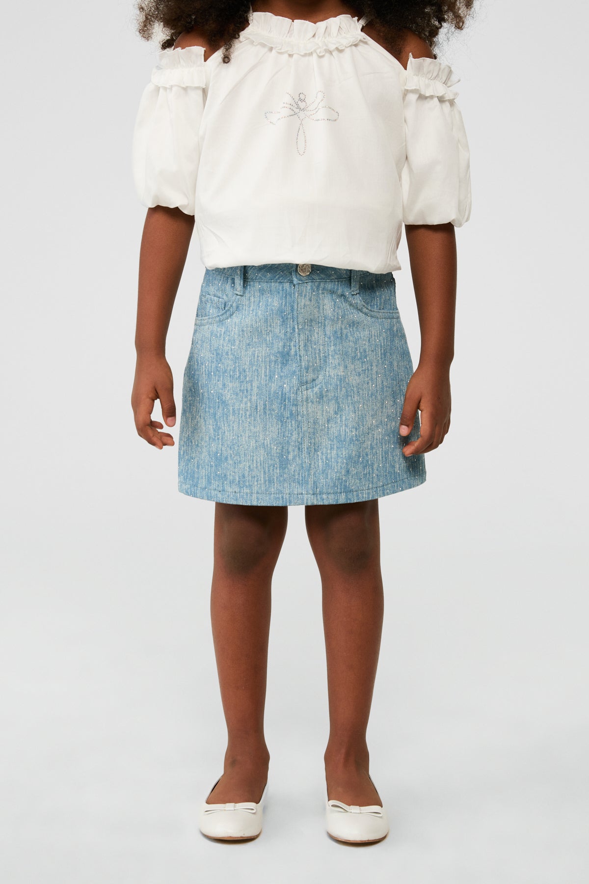 Girl Denim Skirt