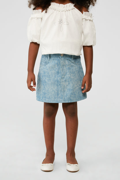 Girl Denim Skirt