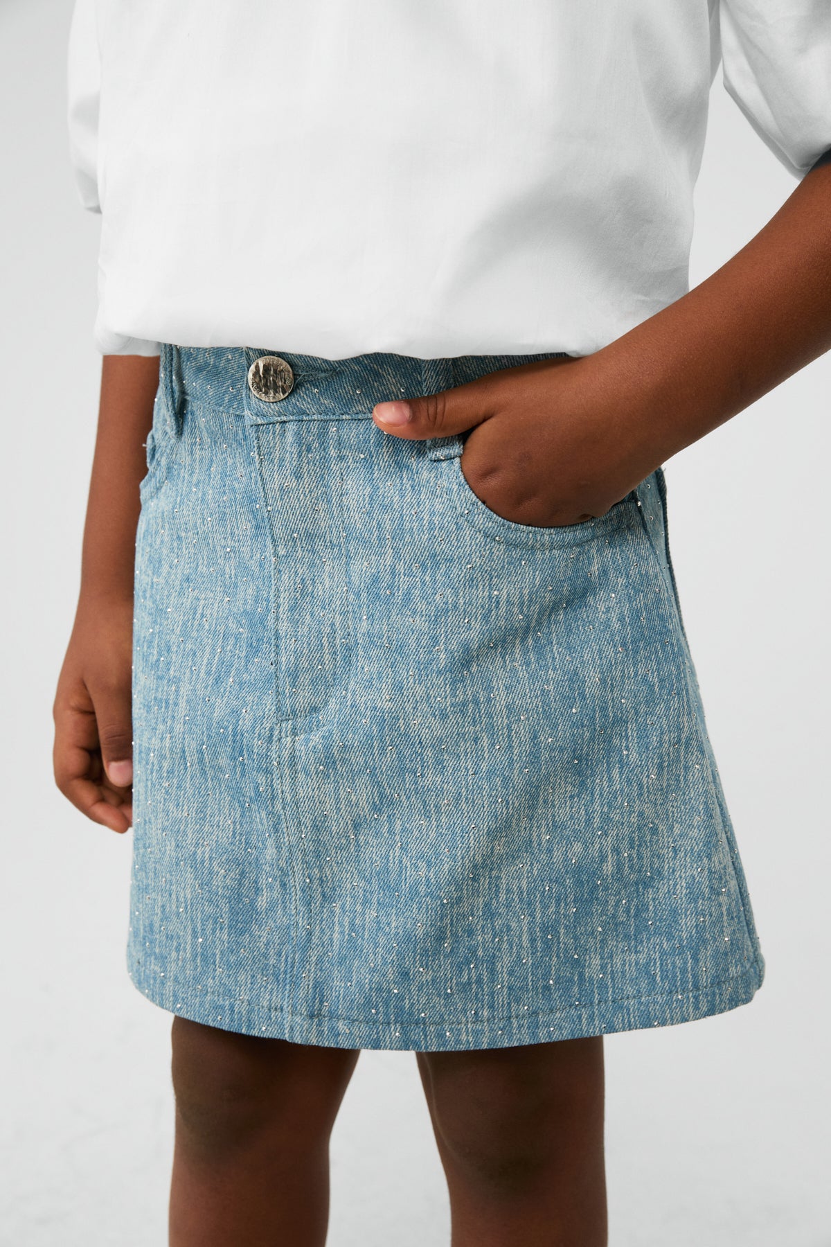 Girl Denim Skirt