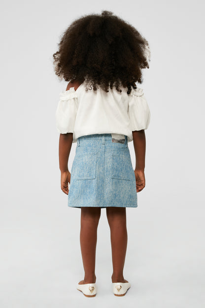 Girl Denim Skirt