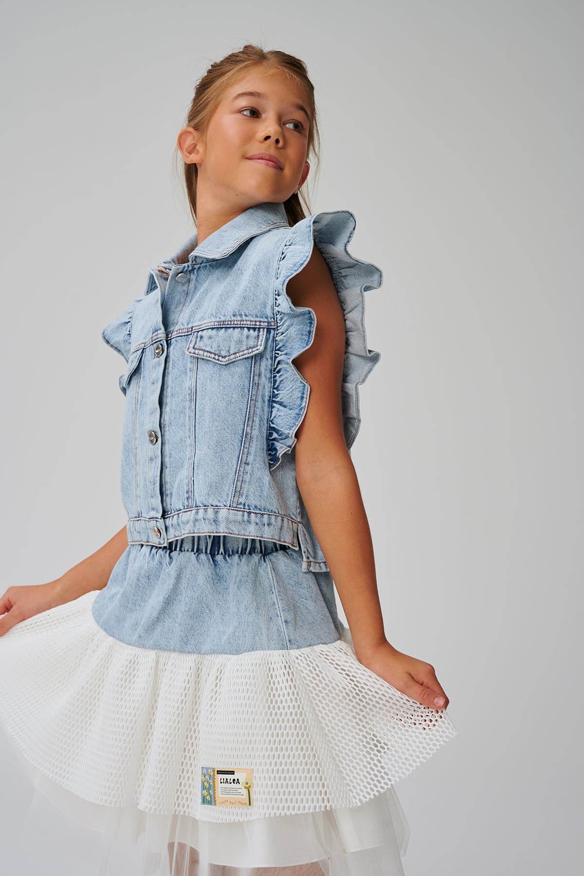 Girl Denim Skirt
