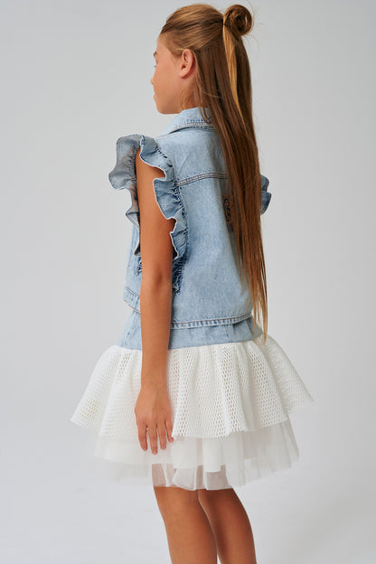 Girl Denim Skirt
