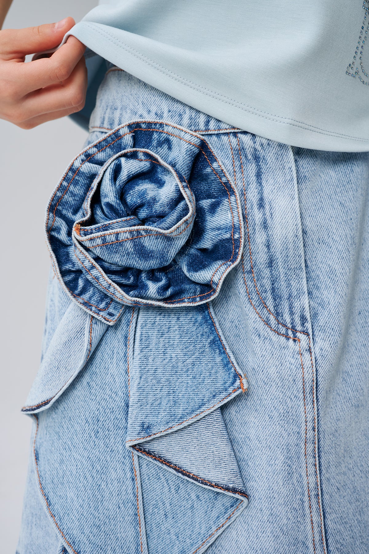 Girl Denim Skirt