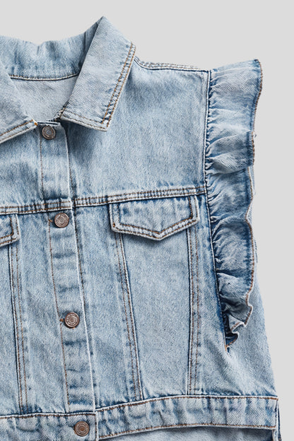 Girl Denim Vest