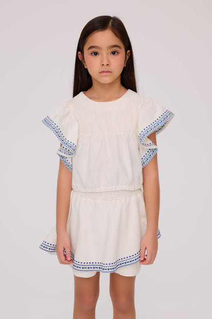 Girl Ecru Blouse