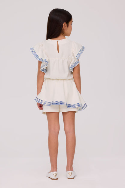 Girl Ecru Blouse