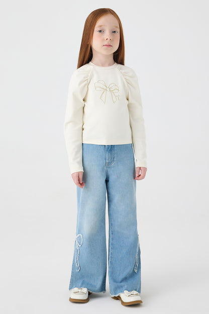 Girl Ecru Blouse