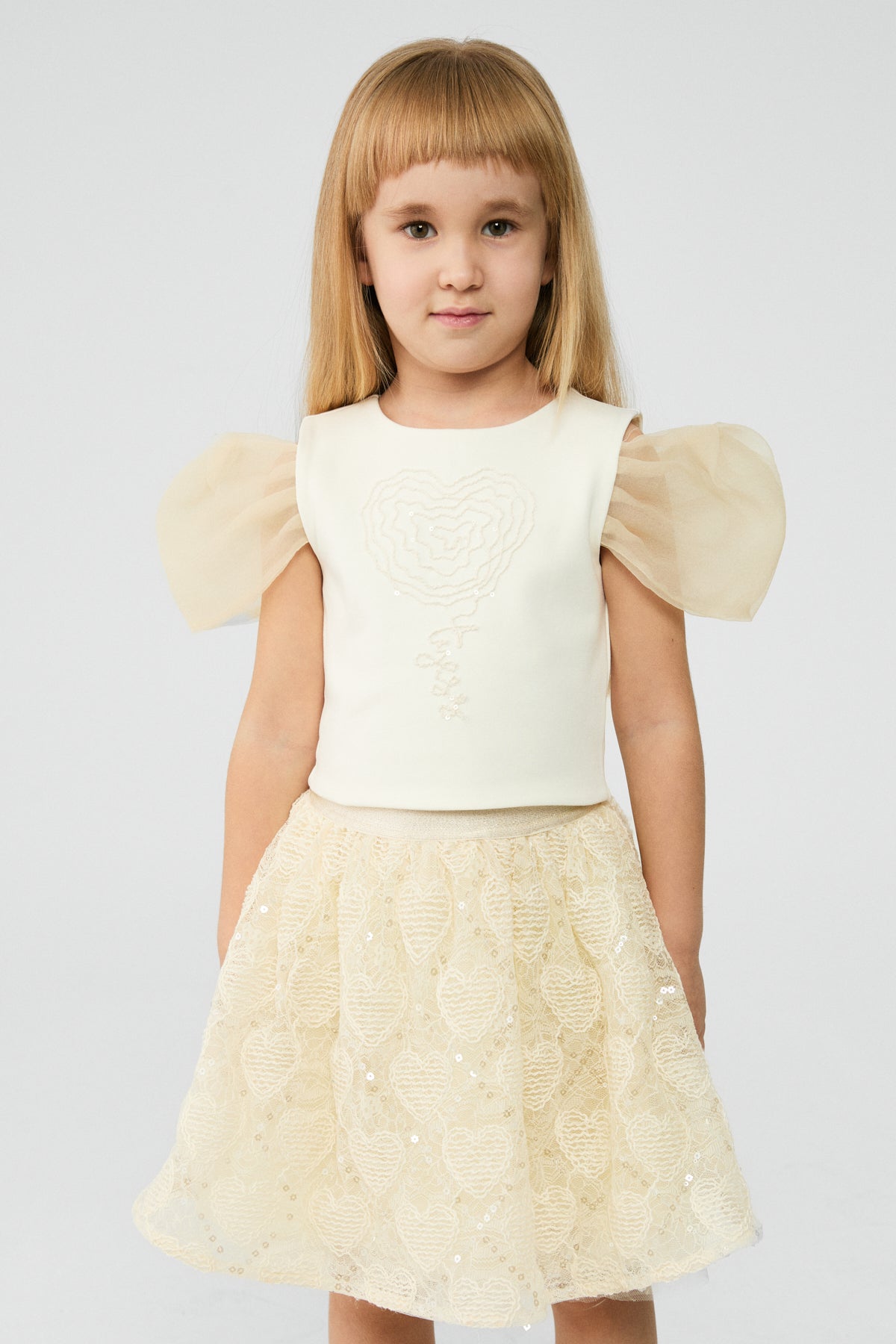Girl Ecru Blouse