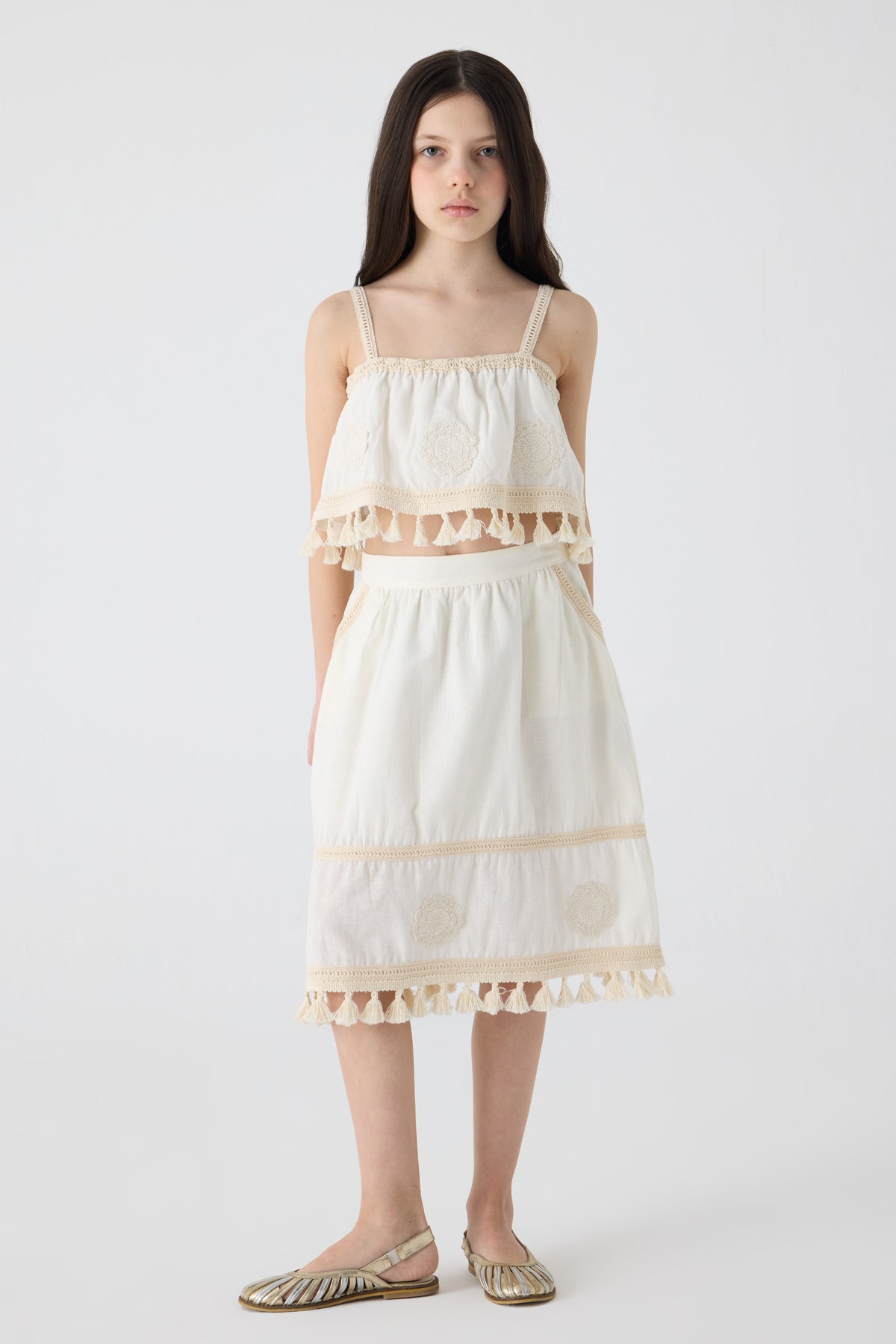 Girl Ecru Blouse