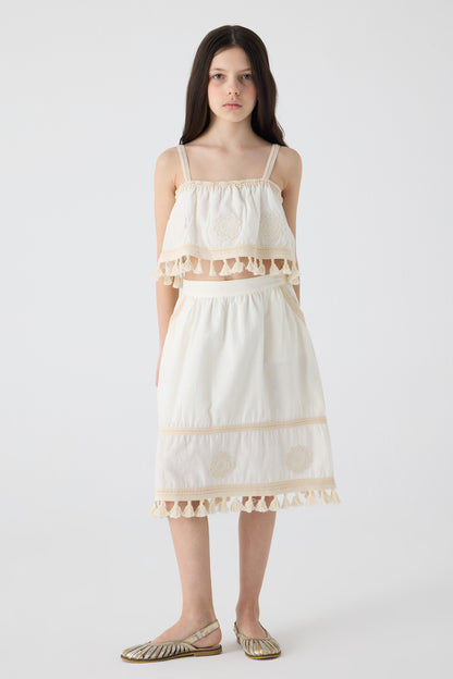 Girl Ecru Blouse