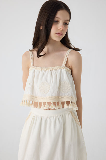 Girl Ecru Blouse