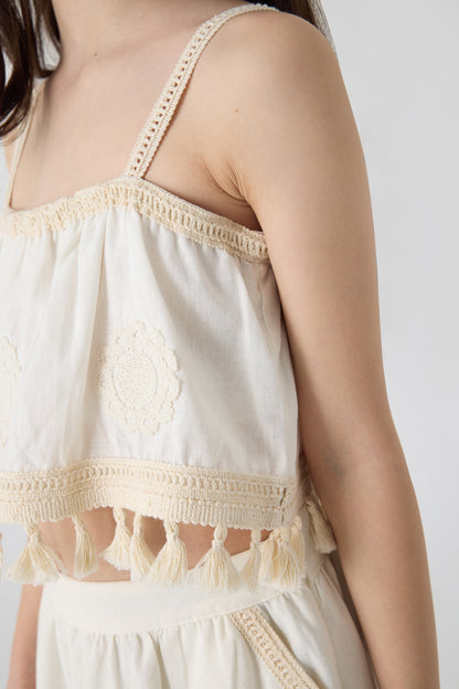 Girl Ecru Blouse