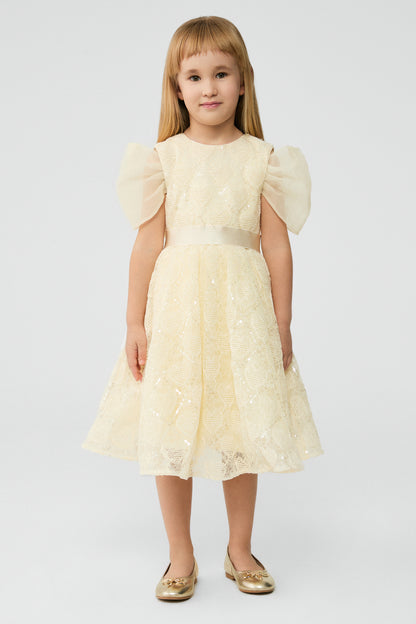 Girl Ecru Dress