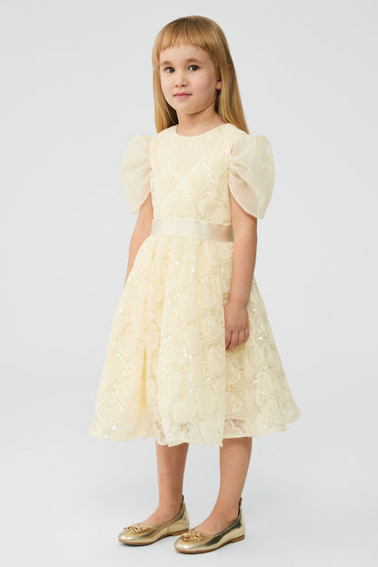 Girl Ecru Dress