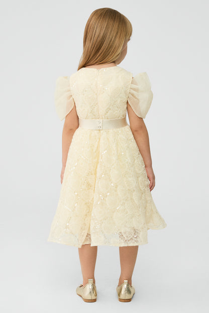 Girl Ecru Dress