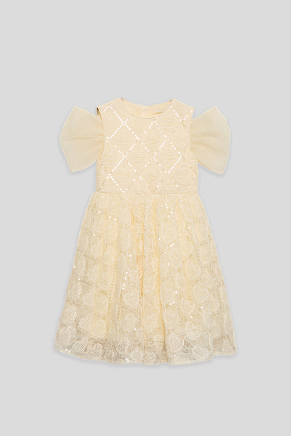 Girl Ecru Dress