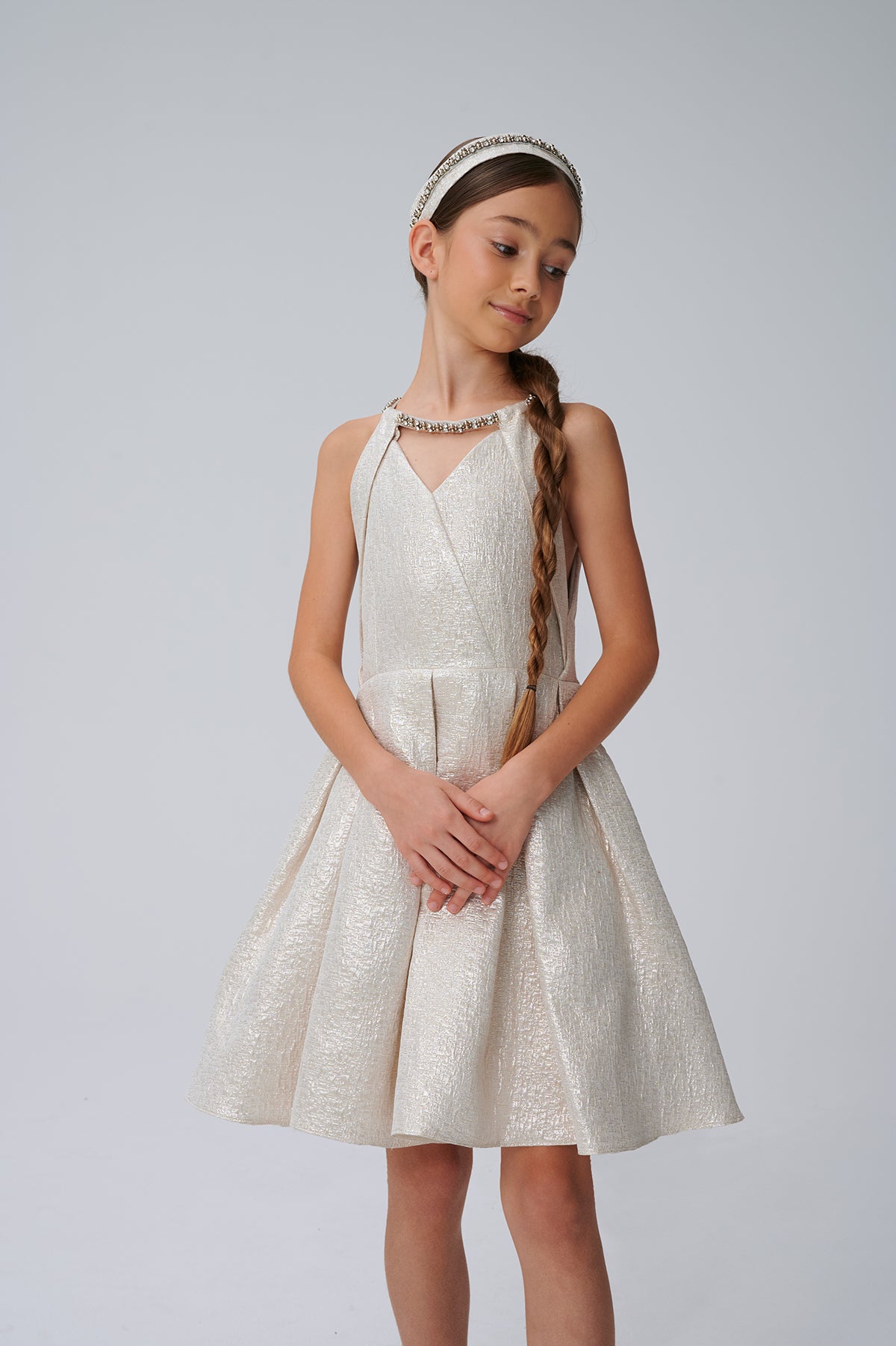 Girl Ecru Dress