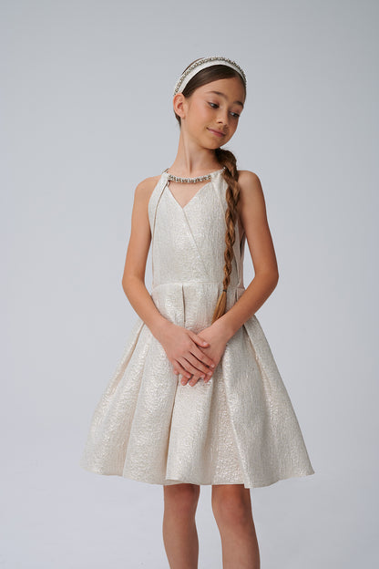 Girl Ecru Dress