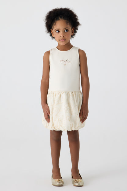 Girl Ecru Dress