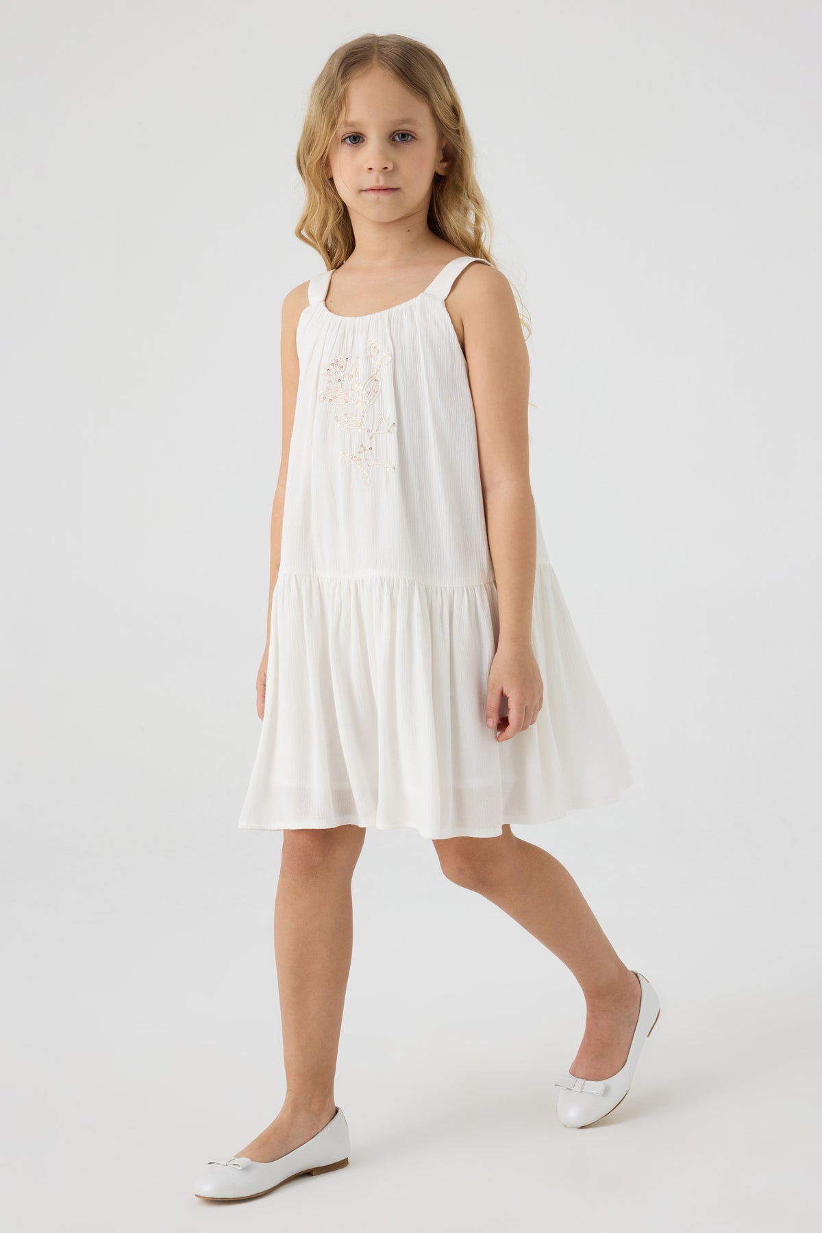 Girl Ecru Dress