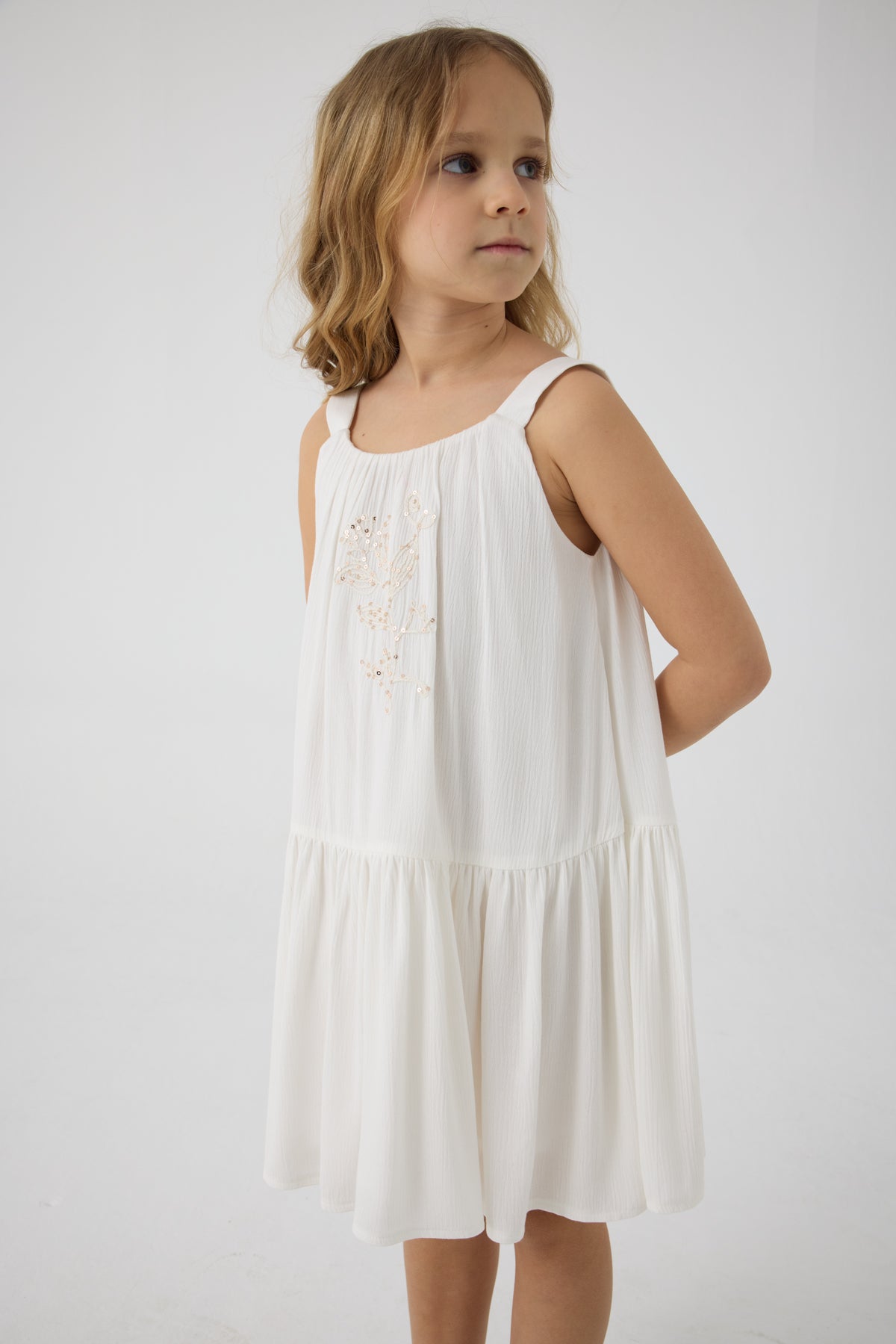 Girl Ecru Dress