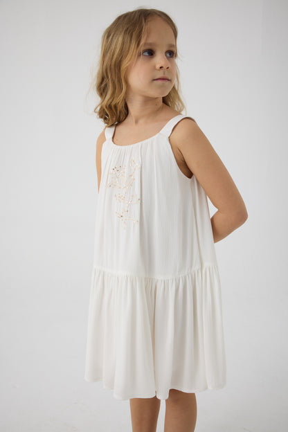 Girl Ecru Dress