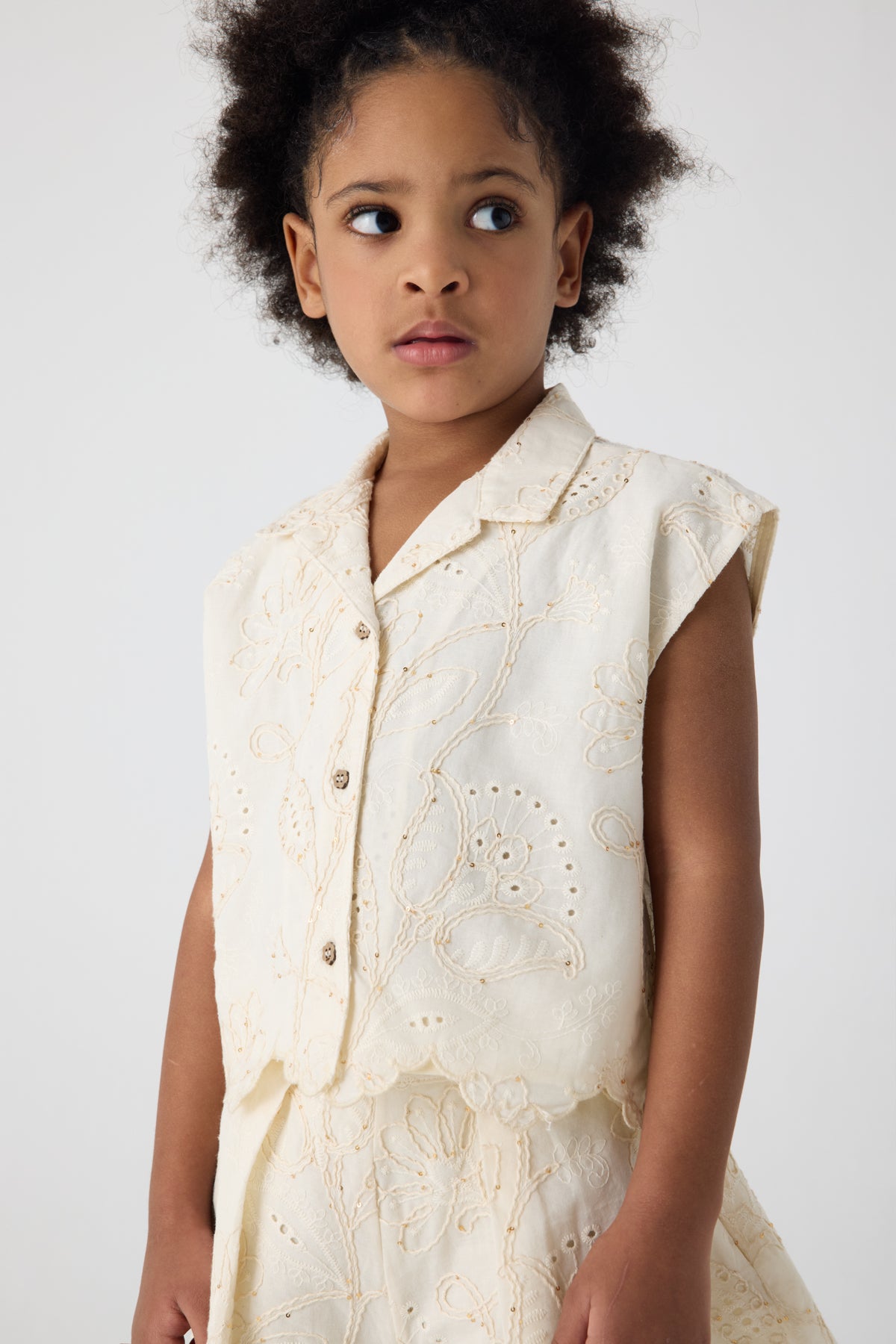 Girl Ecru Shirt